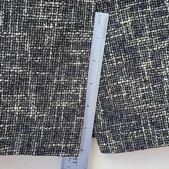 Michael by Michael Kors Tweed Skirt Navy/Lt. Gray Size 4 - Picture 9 of 15
